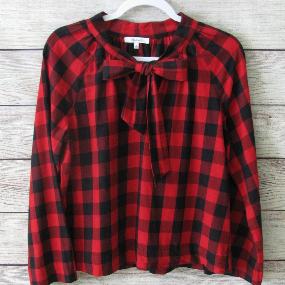Madewell Tie-Neck Top - Picture 3 of 5